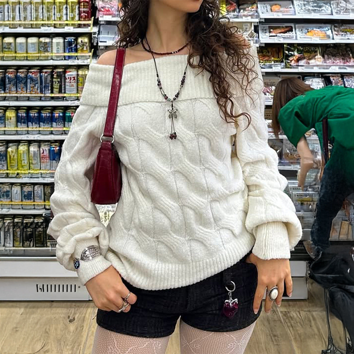 Pull simple en laine