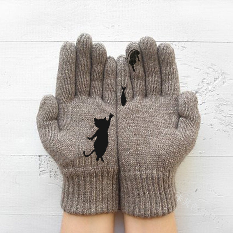 Gants chauds en laine