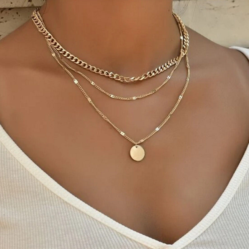 Collier multi-rangs femme