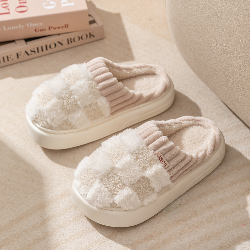 Chaussons d'intérieur en coton