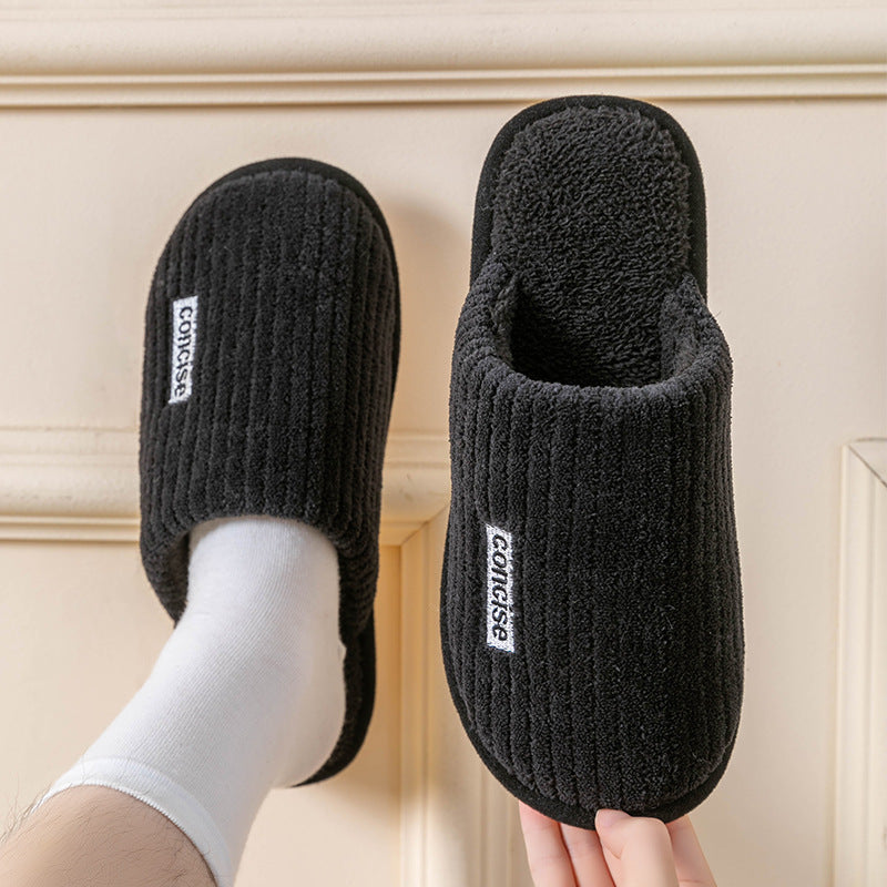 Chaussons d'hiver en coton