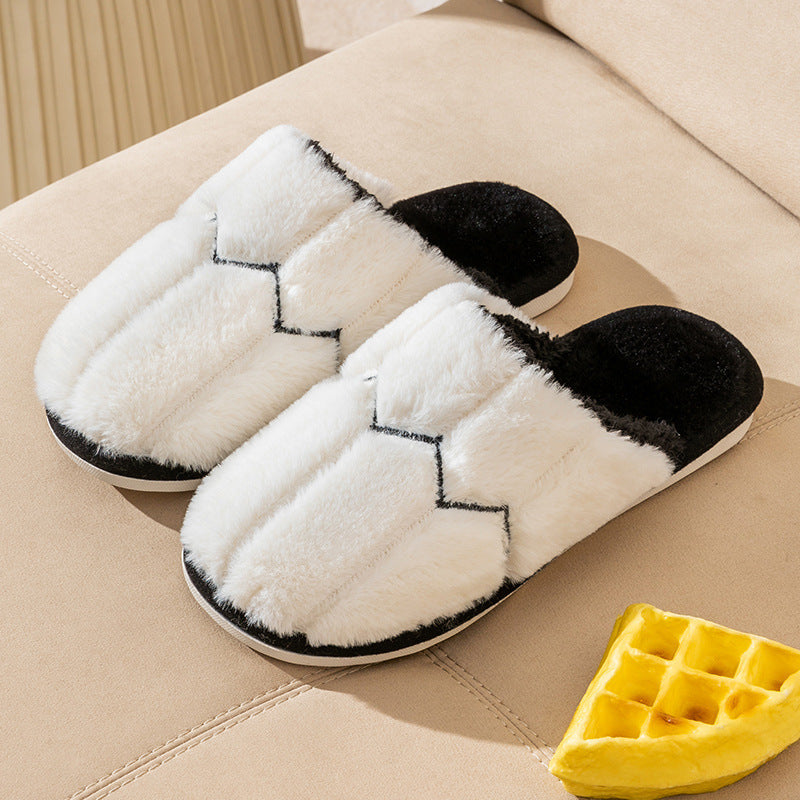Chaussons d'hiver en coton