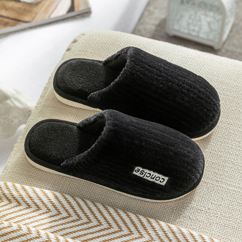 Chaussons d'hiver en coton