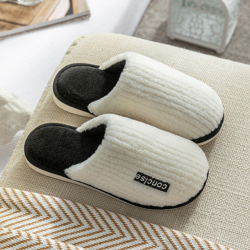 Chaussons d'hiver en coton
