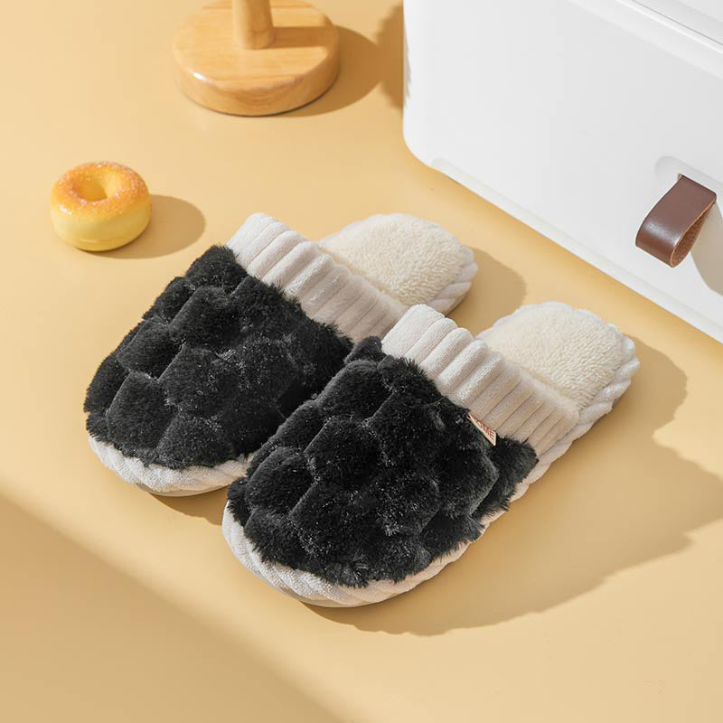 Chaussons d'hiver en coton
