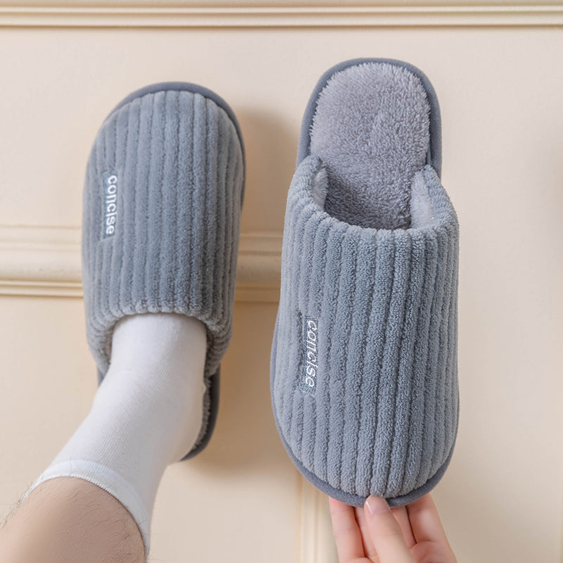 Chaussons d'hiver en coton