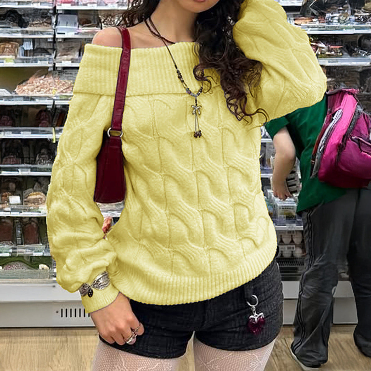 Pull simple en laine