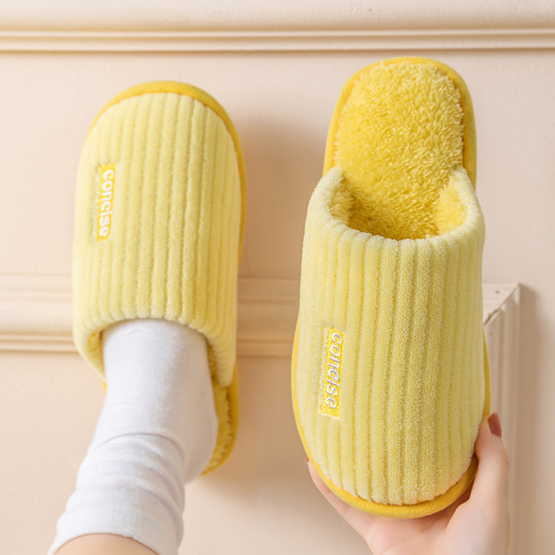 Chaussons d'hiver en coton