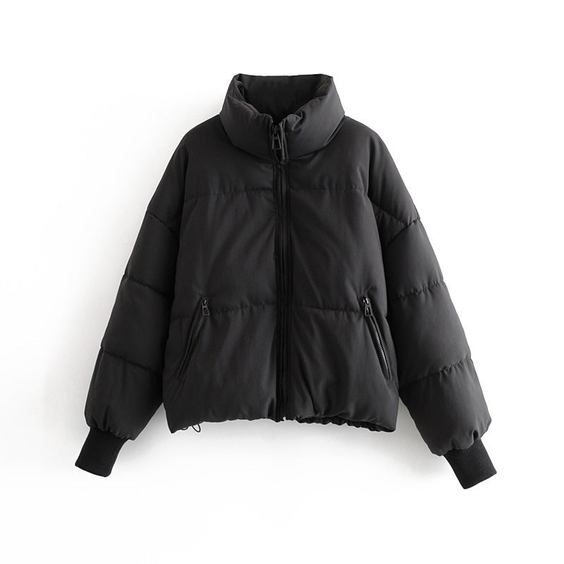 Manteau en coton à fermeture éclair