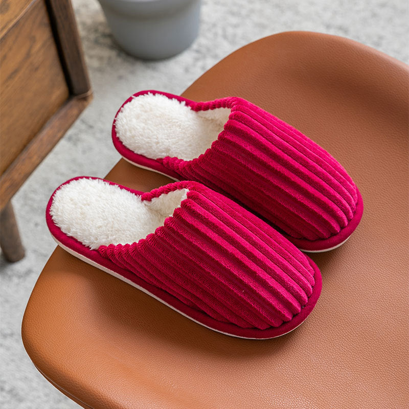 Chaussons d'hiver en coton