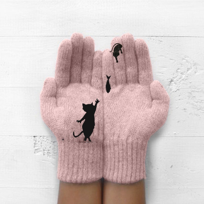 Gants chauds en laine