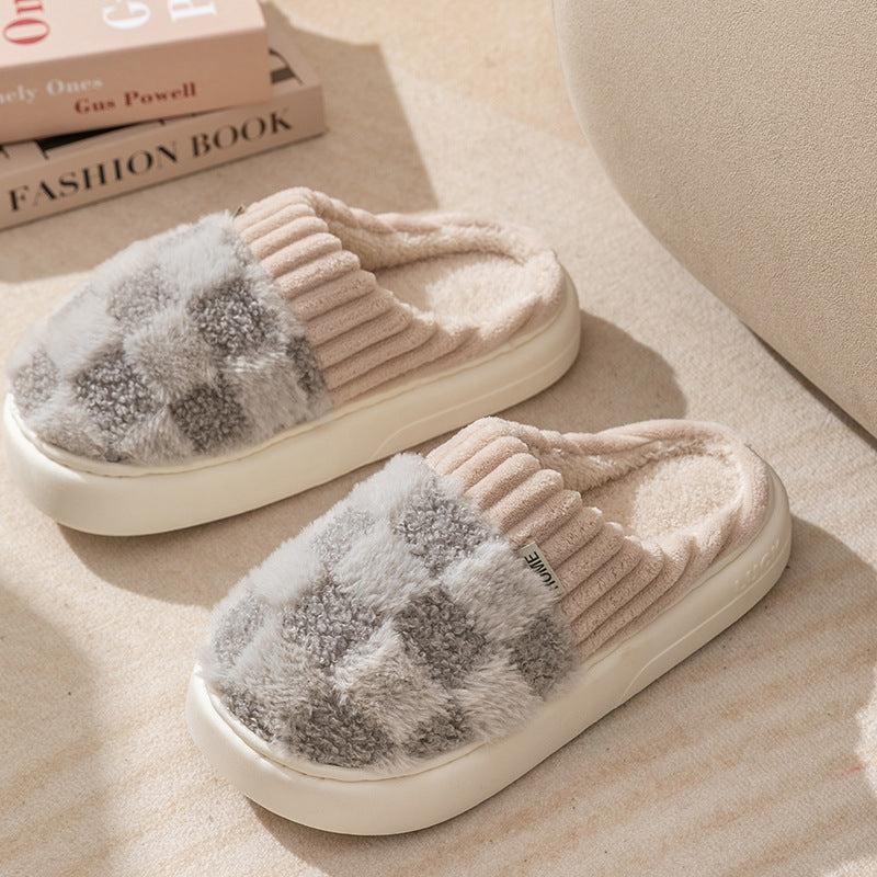 Chaussons d'intérieur en coton
