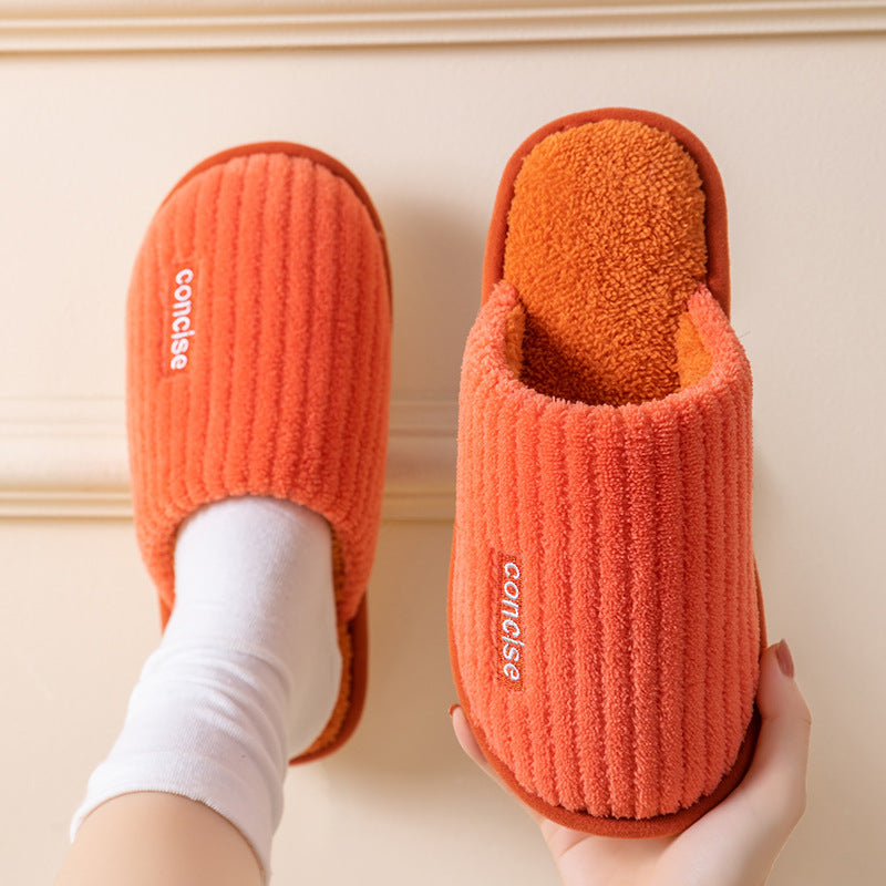 Chaussons d'hiver en coton