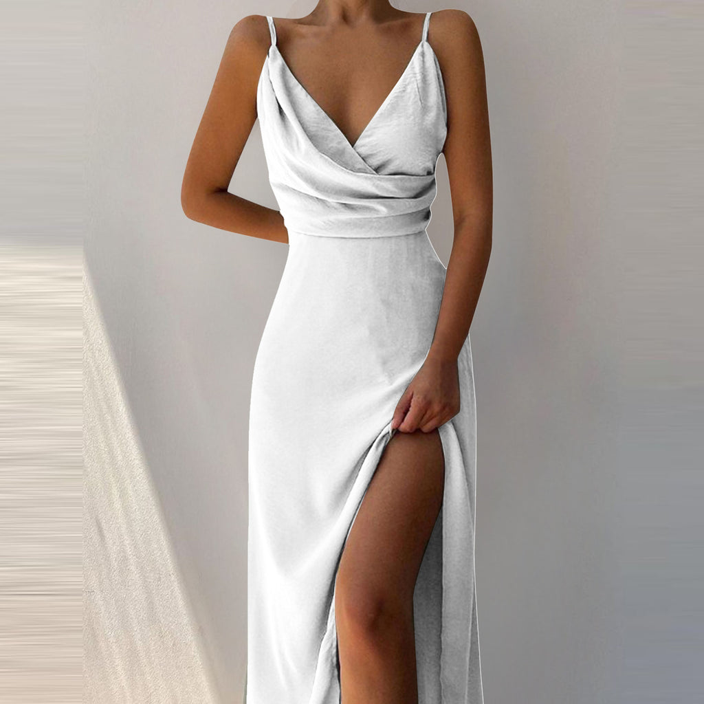 Robe à décolleté en V