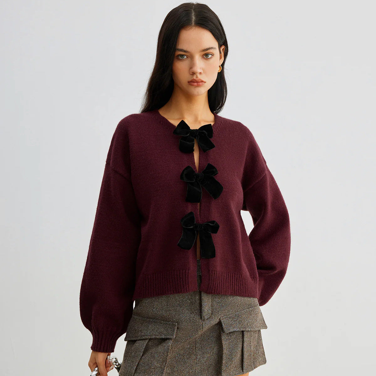 Manteau en tricot tendance pour l'automne et l'hiver