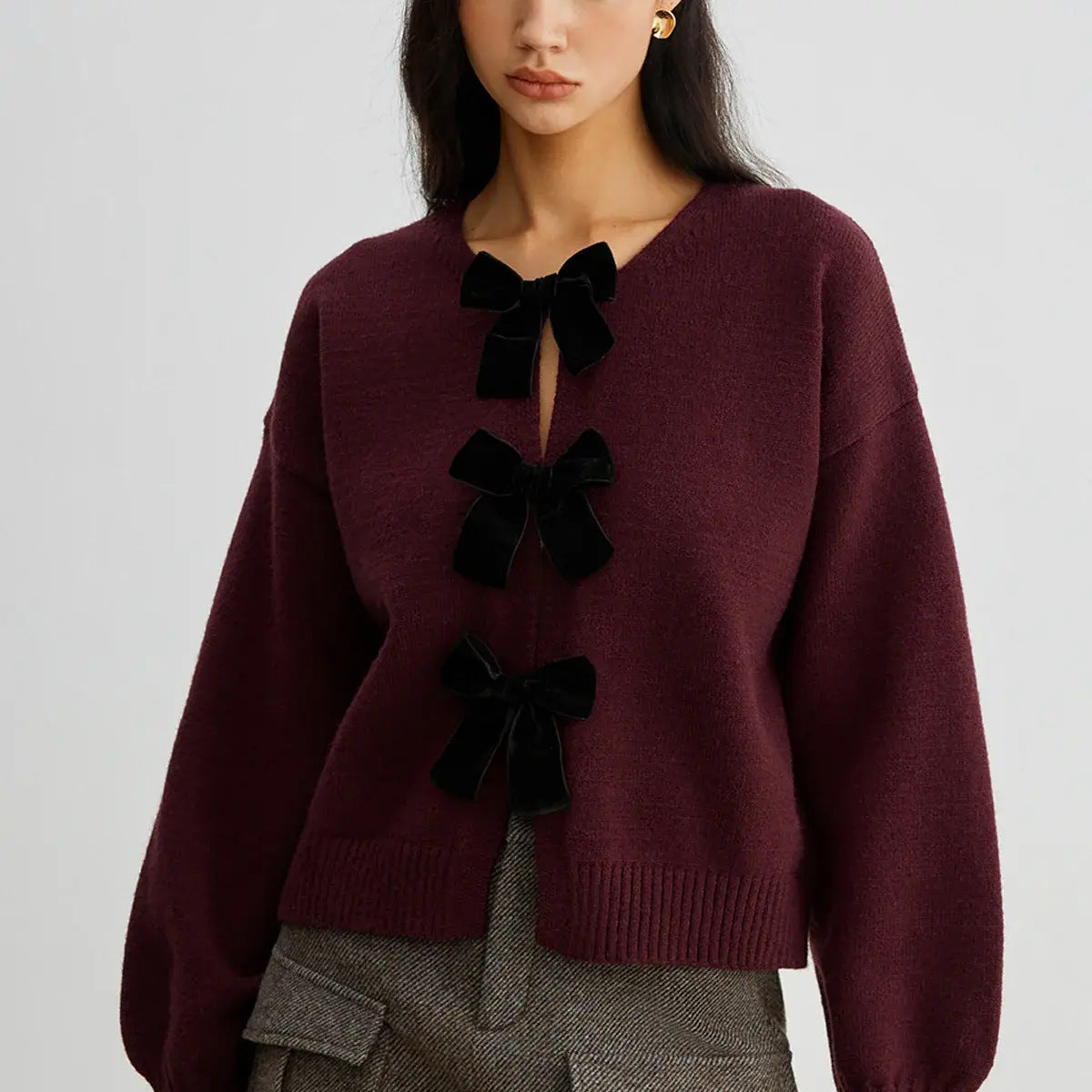 Manteau en tricot tendance pour l'automne et l'hiver