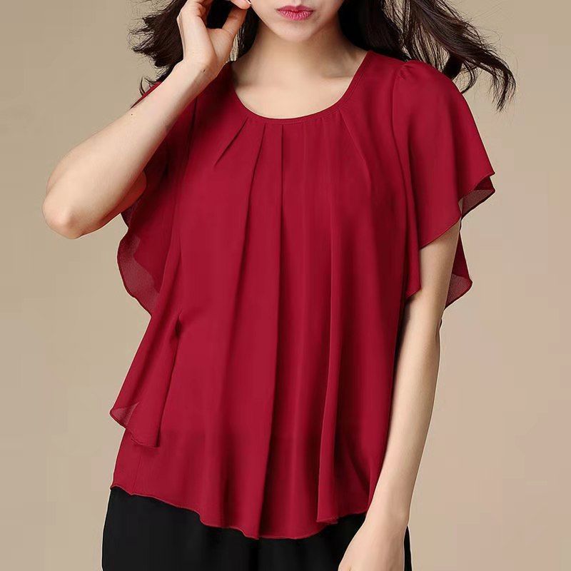 T-shirt à manches transparentes