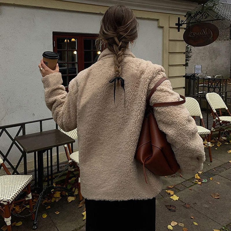 Nouveau cardigan à fermeture éclair