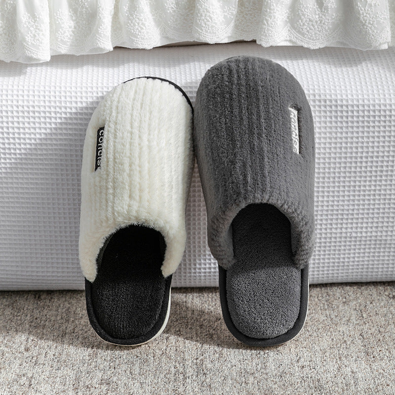 Chaussons d'hiver en coton