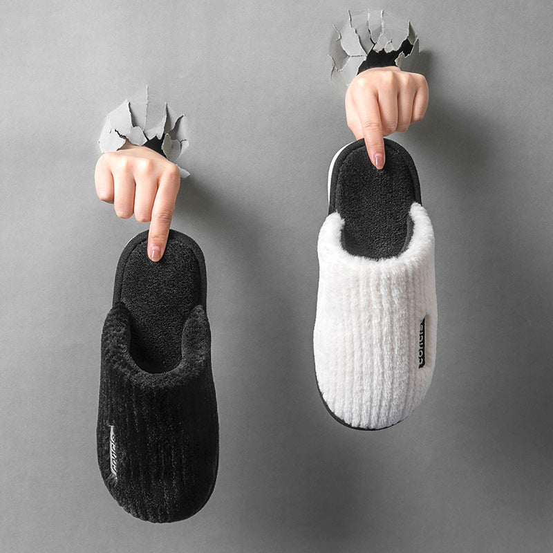 Chaussons d'hiver en coton