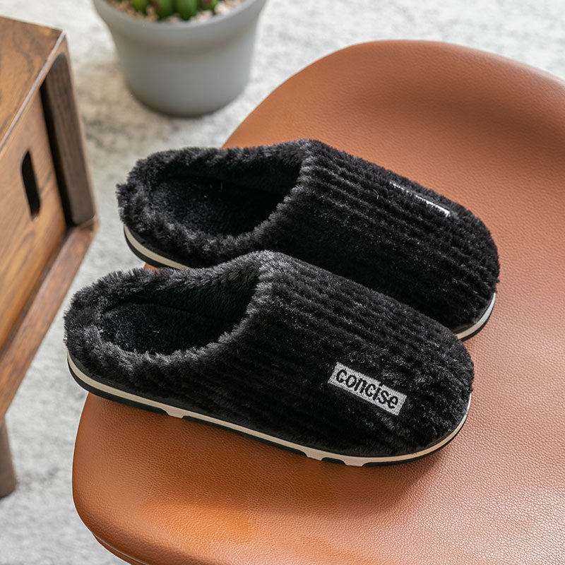 Chaussons d'hiver en coton