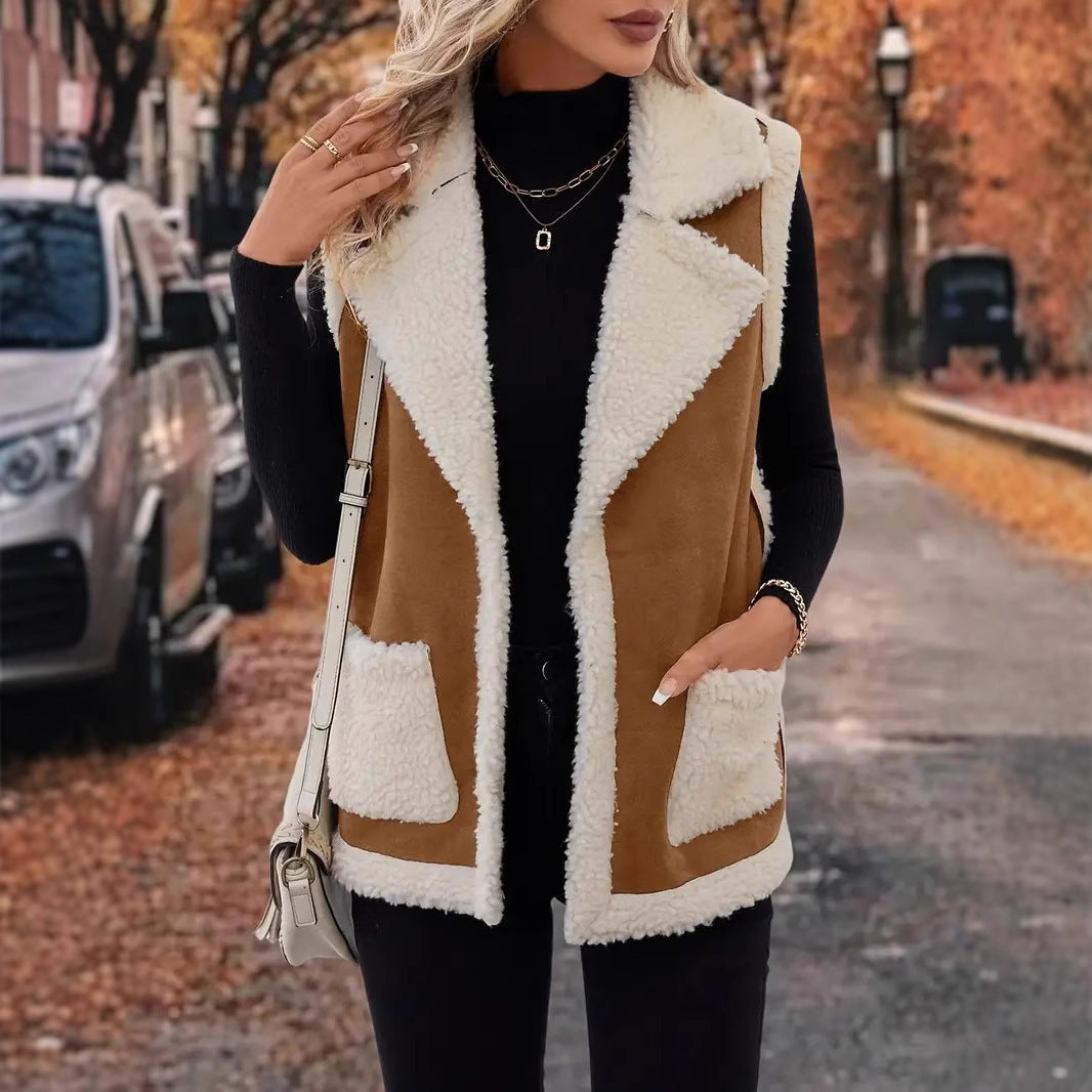 Gilet en laine d'agneau