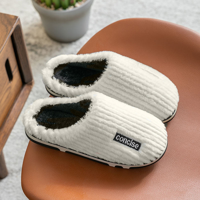Chaussons d'hiver en coton
